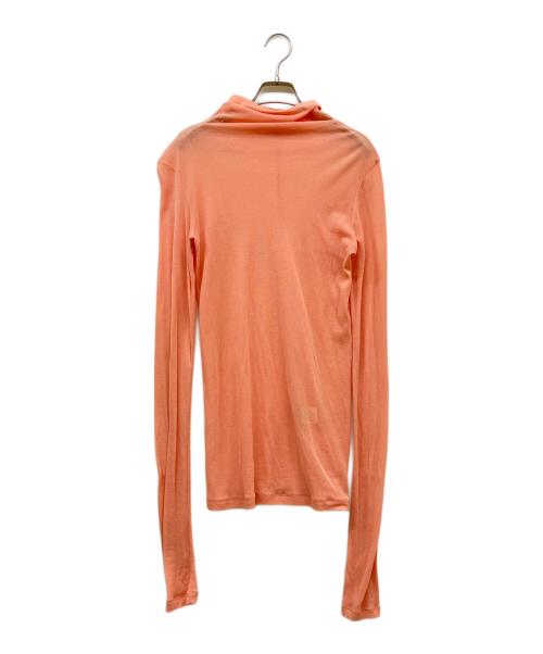 ISSEY MIYAKE（イッセイミヤケ）ISSEY MIYAKE (イッセイミヤケ) ハイネックカットソー ピンク サイズ:2の古着・服飾アイテム