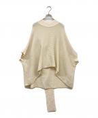 ISSEY MIYAKEイッセイミヤケ）の古着「ポンチョニット」｜アイボリー