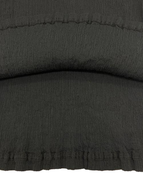 HaaT（ハート）HaaT (ハート) ブラウス　	KYO CHIJIMI BASIC　 HA55FJ019 ブラック サイズ:2の古着・服飾アイテム