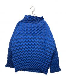 A-POC ABLE ISSEY MIYAKE（エイポック エイブル イッセイ ミヤケ）の古着「ブラウス」｜ブルー