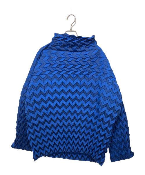 A-POC ABLE ISSEY MIYAKE（エイポック エイブル イッセイ ミヤケ）A-POC ABLE ISSEY MIYAKE (エイポック エイブル イッセイ ミヤケ) ブラウス ブルー サイズ:1の古着・服飾アイテム