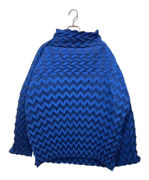 A-POC ABLE ISSEY MIYAKE（エイポック エイブル イッセイ ミヤケ）A-POC ABLE ISSEY MIYAKE (エイポック エイブル イッセイ ミヤケ) ブラウス ブルー サイズ:1の古着・服飾アイテム