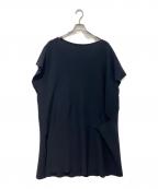 ISSEY MIYAKEイッセイミヤケ）の古着「カットアウトニットワンピース　IM03KT287」｜ブラック
