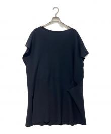 ISSEY MIYAKE（イッセイミヤケ）の古着「カットアウトニットワンピース　IM03KT287」｜ブラック