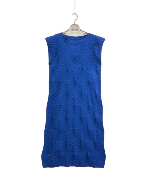 A-POC ABLE ISSEY MIYAKE（エイポック エイブル イッセイ ミヤケ）A-POC ABLE ISSEY MIYAKE (エイポック エイブル イッセイ ミヤケ) ワンピース ブルー サイズ:1の古着・服飾アイテム