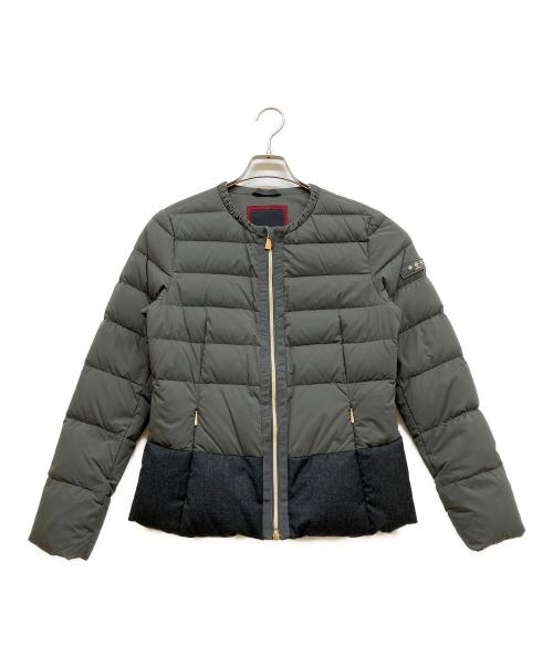 TATRAS（タトラス）TATRAS (タトラス) ナイロンウール切替ダウンジャケット グレー サイズ:3の古着・服飾アイテム