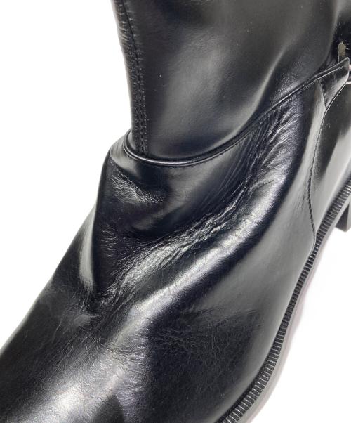Christian Louboutin（クリスチャン・ルブタン）Christian Louboutin (クリスチャン・ルブタン) チェーンロングブーツ ブラック サイズ:35の古着・服飾アイテム