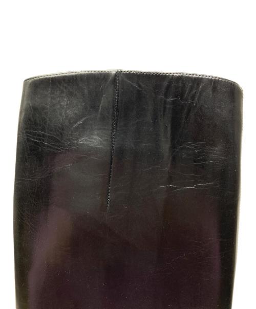 Christian Louboutin（クリスチャン・ルブタン）Christian Louboutin (クリスチャン・ルブタン) チェーンロングブーツ ブラック サイズ:35の古着・服飾アイテム