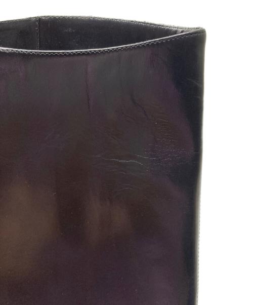 Christian Louboutin（クリスチャン・ルブタン）Christian Louboutin (クリスチャン・ルブタン) チェーンロングブーツ ブラック サイズ:35の古着・服飾アイテム