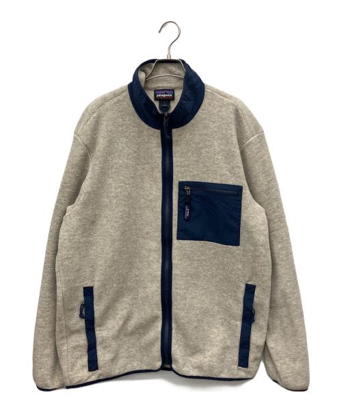 Patagonia（パタゴニア）Patagonia (パタゴニア) シンチラ・ジャケット アイボリー×ネイビー サイズ:Lの古着・服飾アイテム