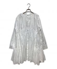 merlette（マーレット）の古着「MARTEL PLEATED ワンピース」｜ホワイト