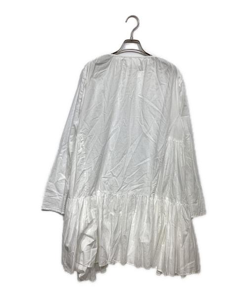 merlette（マーレット）merlette (マーレット) MARTEL PLEATED ワンピース ホワイト サイズ:Sの古着・服飾アイテム