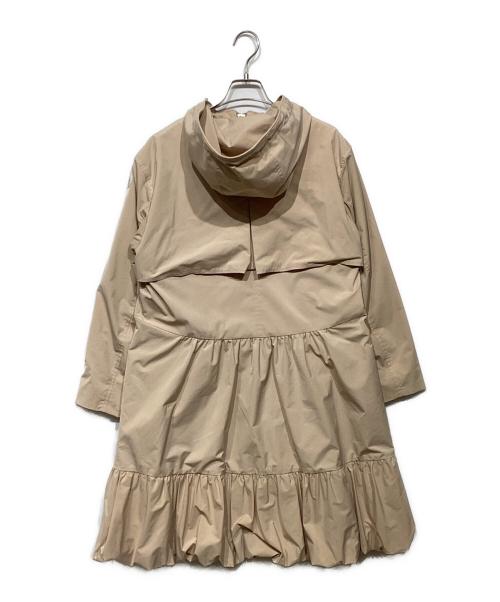 BORDERS at BALCONY（ボーダーズアットバルコニー）BORDERS at BALCONY (ボーダーズアットバルコニー) TIERED COAT ティアードコート　BD2111-3A-18 ベージュ サイズ:36の古着・服飾アイテム