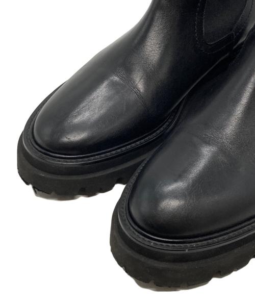 PASCUCCI（パスクッチ）PASCUCCI (パスクッチ) サイドゴアブーツ ブラック サイズ:37の古着・服飾アイテム