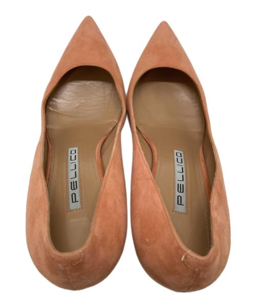 PELLICO（ペリーコ）PELLICO (ペリーコ) スウェードヒールパンプス ピンク サイズ:37の古着・服飾アイテム