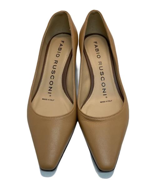 FABIO RUSCONI（ファビオルスコーニ）FABIO RUSCONI (ファビオルスコーニ) ヒールパンプス ブラウン サイズ:36の古着・服飾アイテム