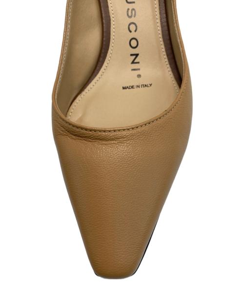 FABIO RUSCONI（ファビオルスコーニ）FABIO RUSCONI (ファビオルスコーニ) ヒールパンプス ブラウン サイズ:36の古着・服飾アイテム