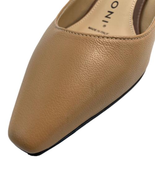 FABIO RUSCONI（ファビオルスコーニ）FABIO RUSCONI (ファビオルスコーニ) ヒールパンプス ブラウン サイズ:36の古着・服飾アイテム