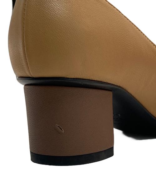 FABIO RUSCONI（ファビオルスコーニ）FABIO RUSCONI (ファビオルスコーニ) ヒールパンプス ブラウン サイズ:36の古着・服飾アイテム