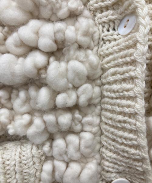 MAYDI（マイディ）MAYDI (マイディ) BIOTOP (ビオトープ) ニットベスト ベージュ サイズ:Sの古着・服飾アイテム