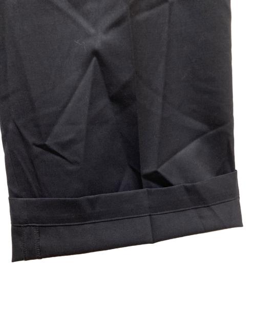 MAISON SPECIAL（メゾンスペシャル）MAISON SPECIAL (メゾンスペシャル) Wool Mix Continuous Tow-Tuck Wide Pants/ウールミックスコンティニュアスツータックワイドパンツ ネイビーの古着・服飾アイテム