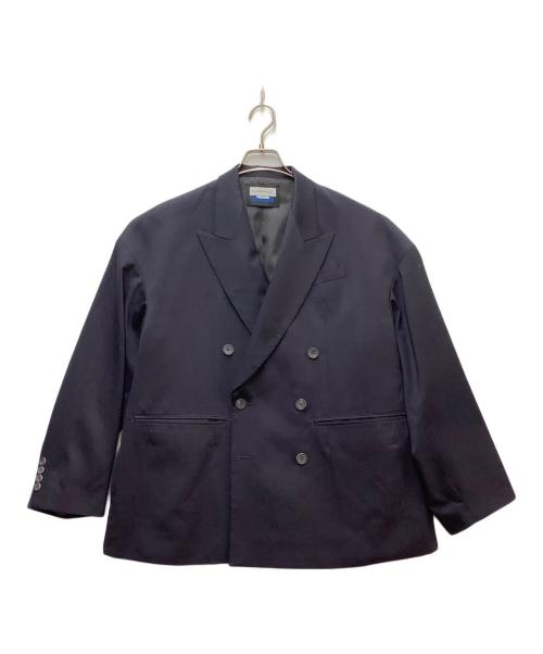MAISON SPECIAL（メゾンスペシャル）MAISON SPECIAL (メゾンスペシャル) Wool Mix Smooth Prime-Over Peaked Lapel Double Tailored Jacket ネイビー サイズ:SIZE 0の古着・服飾アイテム