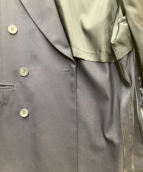 MAISON SPECIAL（メゾンスペシャル）MAISON SPECIAL (メゾンスペシャル) Wool Mix Smooth Prime-Over Peaked Lapel Double Tailored Jacket ネイビー サイズ:SIZE 0の古着・服飾アイテム