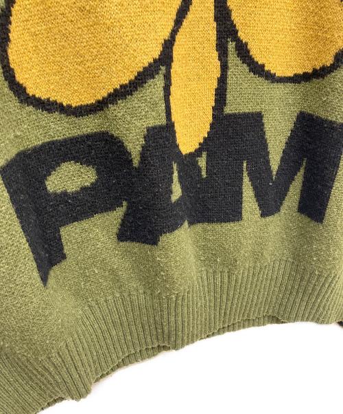 PAM（パム）PAM (パム) SHADOW CAST KNIT オリーブ サイズ:SIZE Lの古着・服飾アイテム
