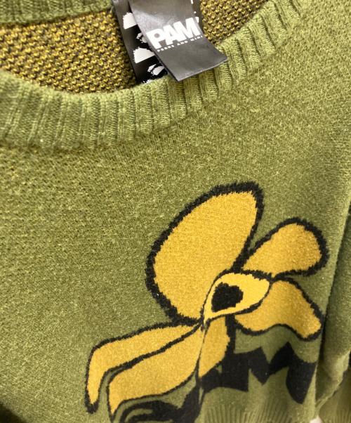 PAM（パム）PAM (パム) SHADOW CAST KNIT オリーブ サイズ:SIZE Lの古着・服飾アイテム