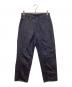 BIOTOP（ビオトープ）の古着「ハイツイストデニムスラックス」｜インディゴ