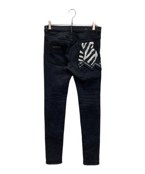 MINEDENIM（マインデニム）MINEDENIM (マインデニム) ONE GRAVITY (ワングラヴィティ) ストレッチスキニーデニムパンツ ブラック サイズ:78.5cm (W31)の古着・服飾アイテム