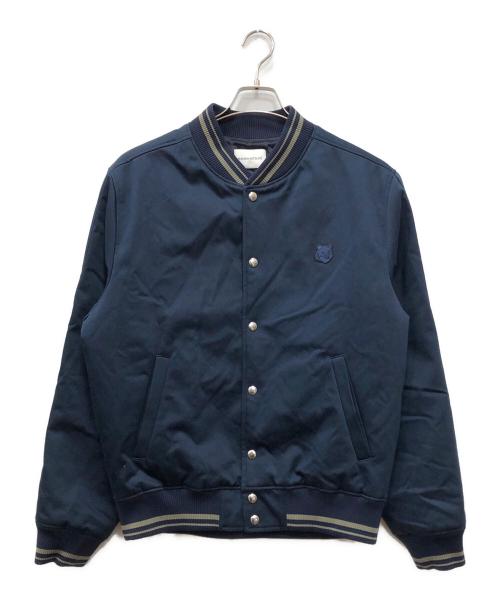 maison kitsune（メゾンキツネ）MAISON KITSUNE (メゾンキツネ) TEDDY BLOUSON ネイビー サイズ:下記参照の古着・服飾アイテム