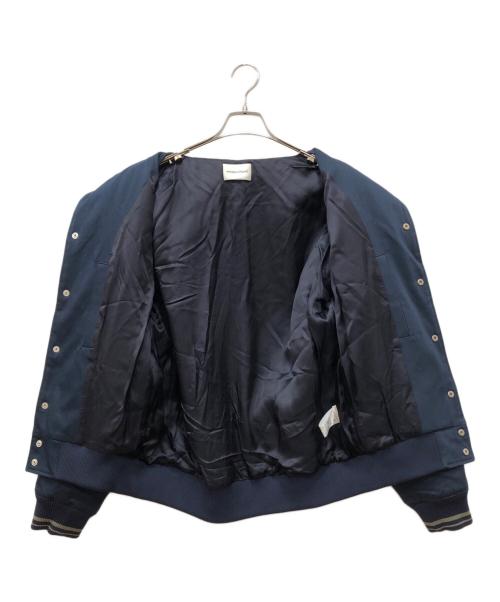 maison kitsune（メゾンキツネ）MAISON KITSUNE (メゾンキツネ) TEDDY BLOUSON ネイビー サイズ:下記参照の古着・服飾アイテム