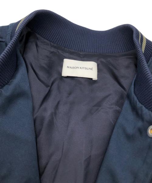 maison kitsune（メゾンキツネ）MAISON KITSUNE (メゾンキツネ) TEDDY BLOUSON ネイビー サイズ:下記参照の古着・服飾アイテム