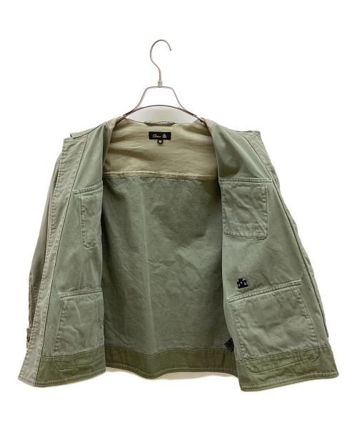 DRAWER（ドゥロワー）Drawer (ドゥロワー) コットンミリタリージャケット オリーブ サイズ:38の古着・服飾アイテム