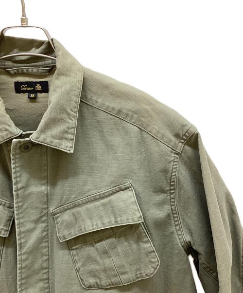 DRAWER（ドゥロワー）Drawer (ドゥロワー) コットンミリタリージャケット オリーブ サイズ:38の古着・服飾アイテム