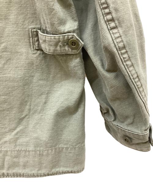 DRAWER（ドゥロワー）Drawer (ドゥロワー) コットンミリタリージャケット オリーブ サイズ:38の古着・服飾アイテム