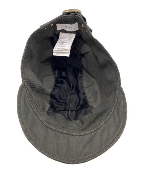 sacai（サカイ）sacai (サカイ) レザーベルトコットンキャップ オリーブ サイズ:下記参照の古着・服飾アイテム