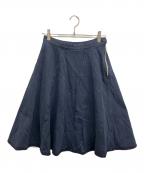tricot COMME des GARCONSトリココムデギャルソン）の古着「フレアスカート」｜ネイビー