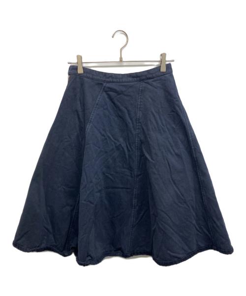tricot COMME des GARCONS（トリココムデギャルソン）tricot COMME des GARCONS (トリココムデギャルソン) フレアスカート ネイビー サイズ:Mの古着・服飾アイテム