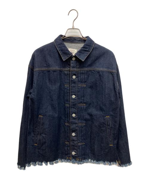 ENDRECHERI ZOZO（エンドレ チェリー ゾゾ）ENDRECHERI ZOZO (エンドレ チェリー ゾゾ) I Knew Denime Jacket インディゴ サイズ:Mの古着・服飾アイテム