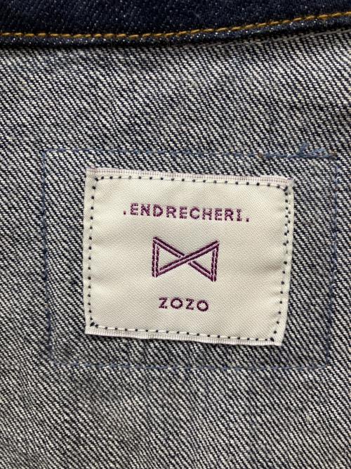 ENDRECHERI ZOZO（エンドレ チェリー ゾゾ）ENDRECHERI ZOZO (エンドレ チェリー ゾゾ) I Knew Denime Jacket インディゴ サイズ:Mの古着・服飾アイテム