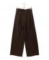EVERYDAY I LIKE.（エヴリデイ アイ ライク）の古着「イージーワイドパンツ」｜ブラウン
