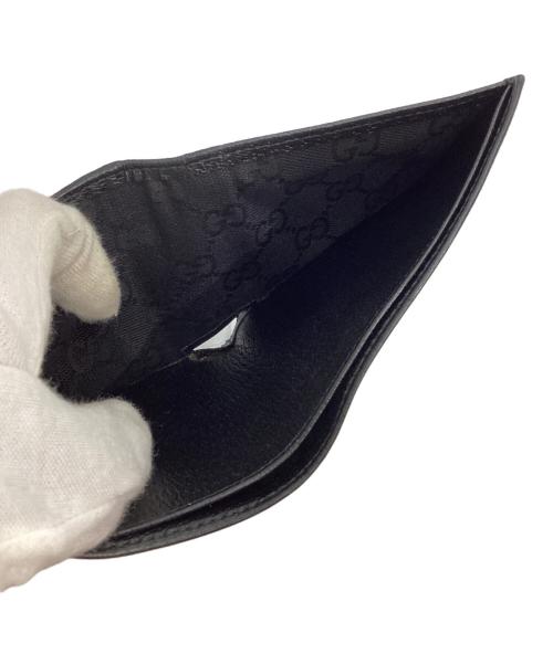 GUCCI（グッチ）GUCCI (グッチ) GGマトラッセ　ホースビット 2つ折り財布 ブラックの古着・服飾アイテム