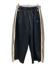 FORSOMEONE（フォーサムワン）の古着「WIDE TRACK PANTS」｜ブラック