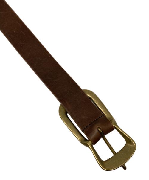 HENDER SCHEME（エンダースキーマ）HENDER SCHEME (エンダースキーマ) Settlers belt 35mm ブラウン サイズ:サイズ詳細参照の古着・服飾アイテム
