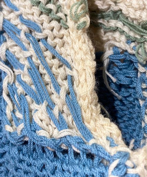 PINK HOUSE（ピンクハウス）PINK HOUSE (ピンクハウス) 花モチーフカーディガン マルチカラー サイズ:-の古着・服飾アイテム