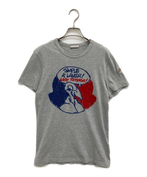 MONCLER（モンクレール）MONCLER (モンクレール) MAGLIA T-SHIRT グレー サイズ:XSの古着・服飾アイテム