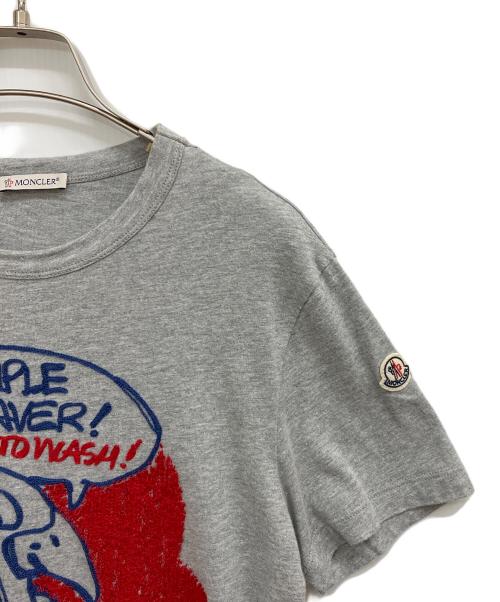 MONCLER（モンクレール）MONCLER (モンクレール) MAGLIA T-SHIRT グレー サイズ:XSの古着・服飾アイテム