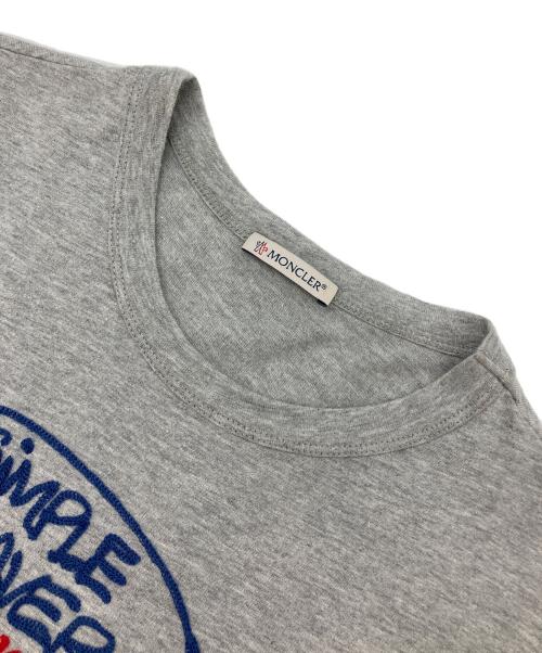 MONCLER（モンクレール）MONCLER (モンクレール) MAGLIA T-SHIRT グレー サイズ:XSの古着・服飾アイテム
